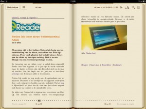 Lecture d'articles au format ePub dans iBooks Lecture d'articles au format ePub dans iBooks