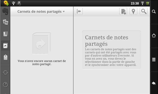 Carnets de notes partagés Carnets de notes partagés