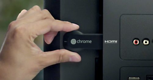 Google Chromecast sur une TV