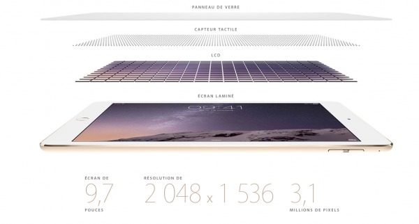 écran iPad Air 2