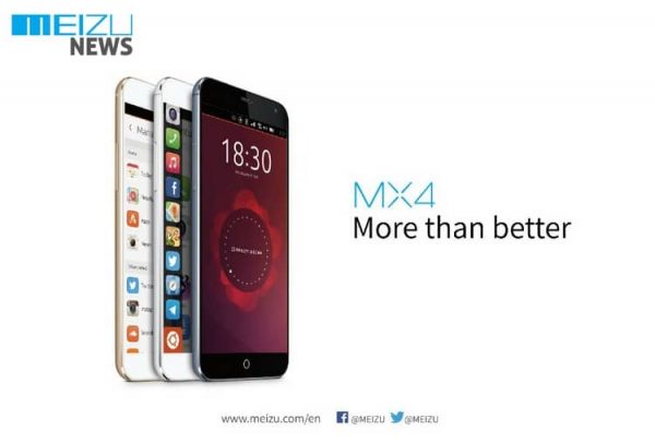 Le MX4 sera un modèle haut de gamme pour Ubuntu Touch.