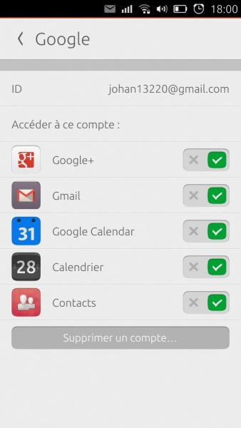 Aquaris E45 Notifications