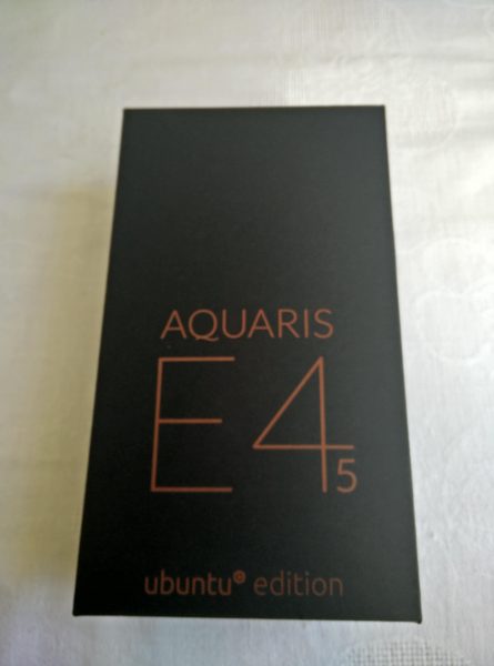 Aquaris E45 Boite