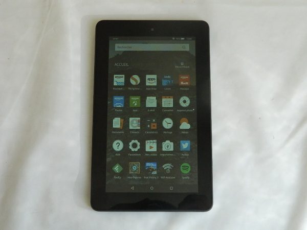 test de l'écran de l'Amazon Fire