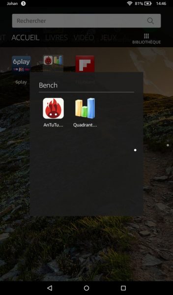 personnalisation de l'Amazon Fire