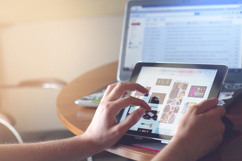 Navigation sur Internet depuis un iPad