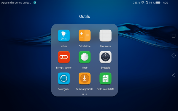 Les applications Huawei sont nombreuses, mais pas toutes utiles.