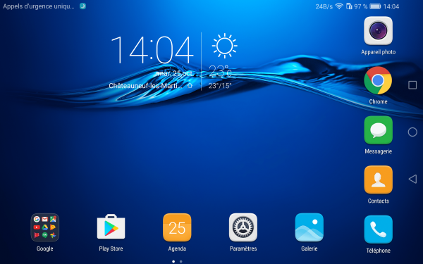 EMUI 4.1 ressemble fortement à iOS. On aime ou pas.