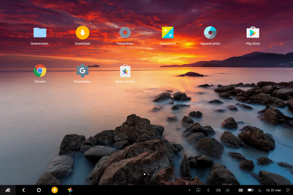 Remix OS 2.0 s'inspire clairement de Windows 10.