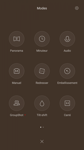 L'application photo du Mi5s est simple à prendre en main avec pas mal d'options.