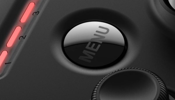 bouton menu sur la Steeleries