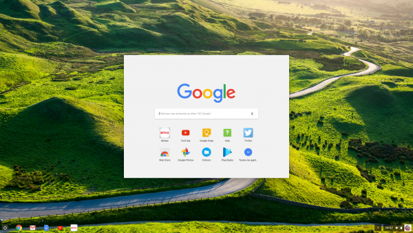 Chrome OS menu des applications
