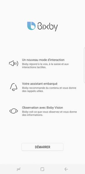 Assistant vocal Galaxy S8