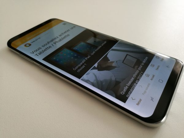 Ecran Infinity du Galaxy S8
