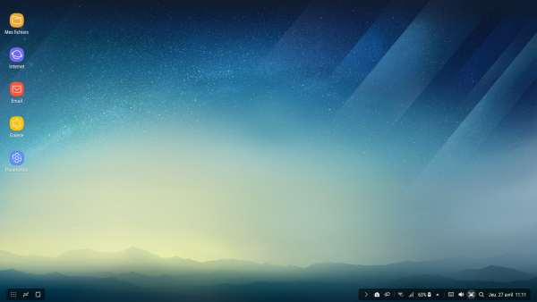 L'interface de DeX fait penser à celle de Chrome OS.