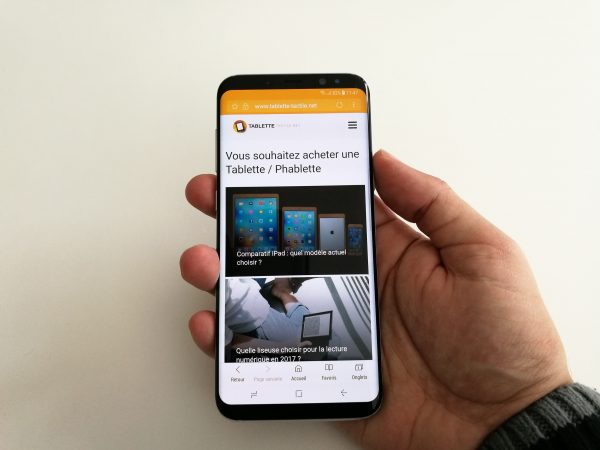 Le Galaxy S8+ est un superbe smartphone.