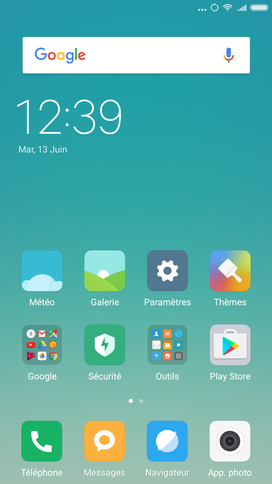 MIUI ressemble fortement à iOS.