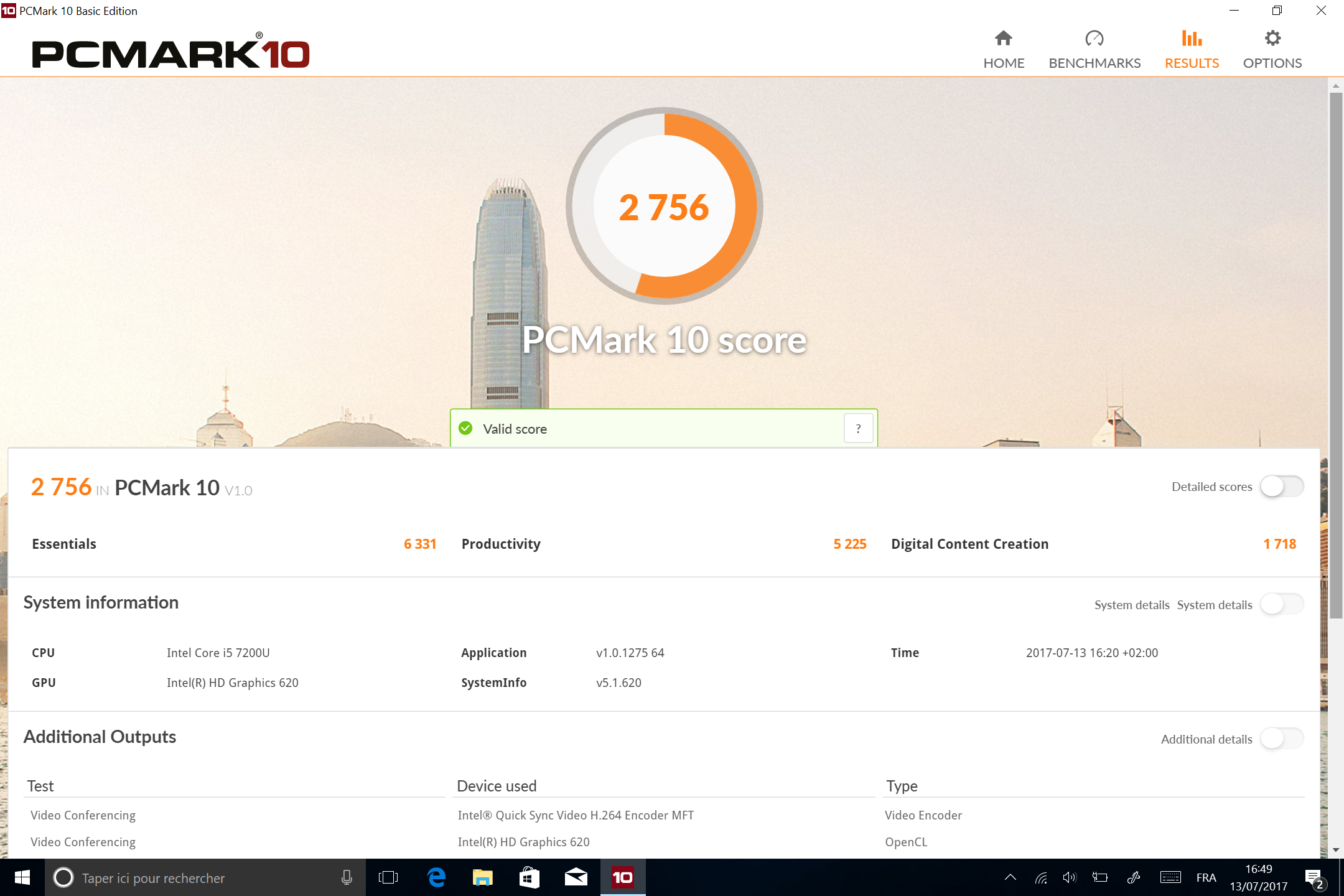 Benchmark Galaxy Book Samsung