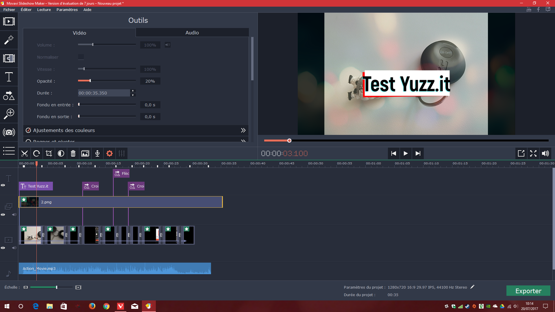 Mode expert Movavi SlideShow Maker