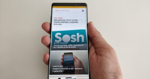 Test et avis Samsung Galaxy Note 8