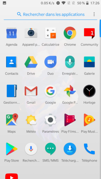 Applications Oneplus 5