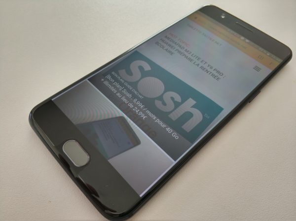 Oneplus 5 face avant