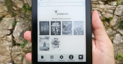 Test et avis liseuse Youboox